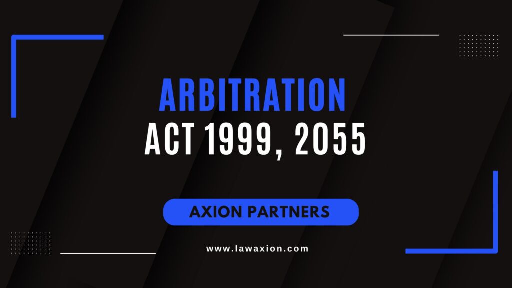 Arbitration Act 1999, 2055
