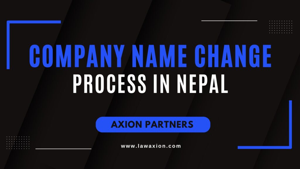 Company Name Change Process in Nepal