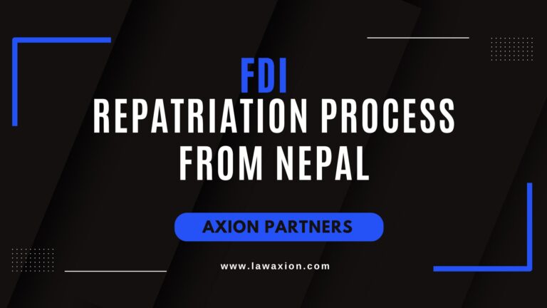 Repatriation Contract FDI Repatriation Process from Nepal | Axion Partners