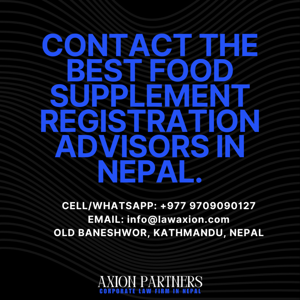 Food Supplement Registration Lawyer in Nepal