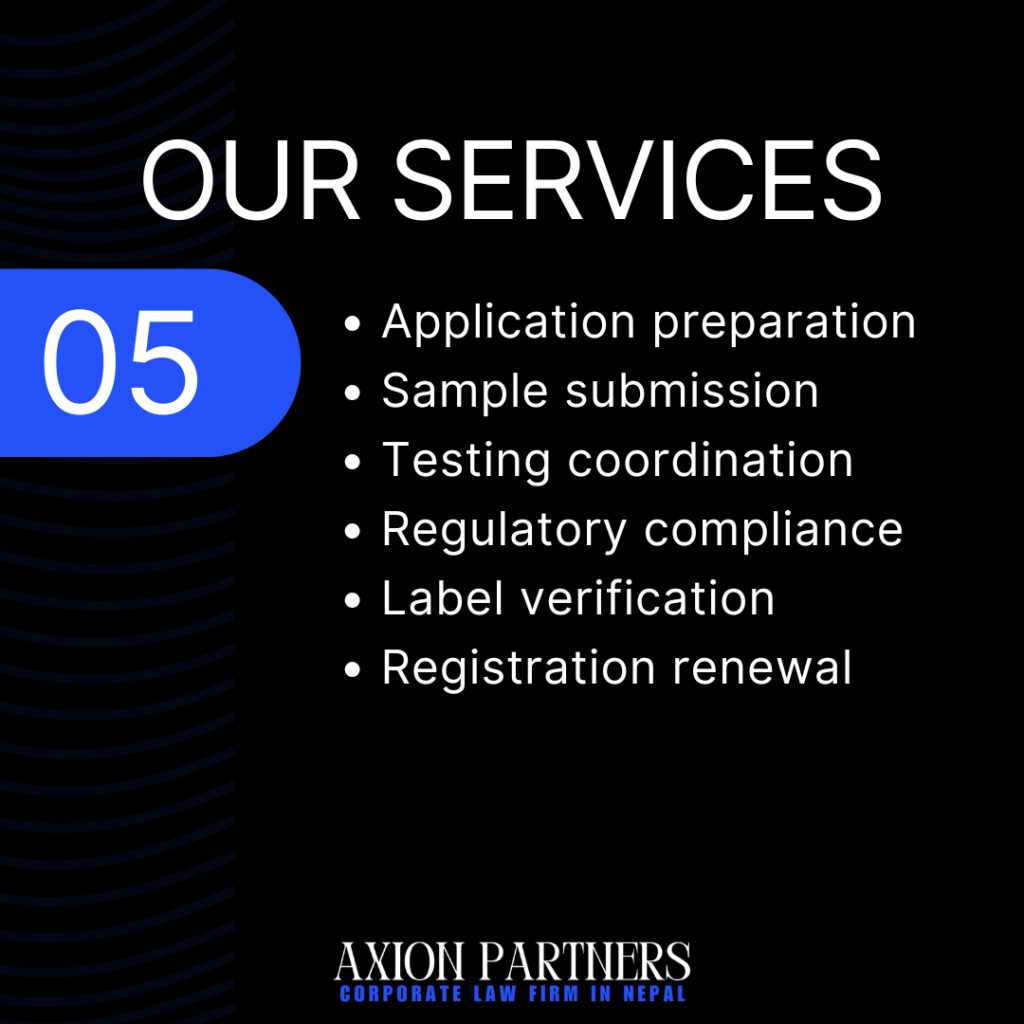 Food Supplement Registration Service in Nepal