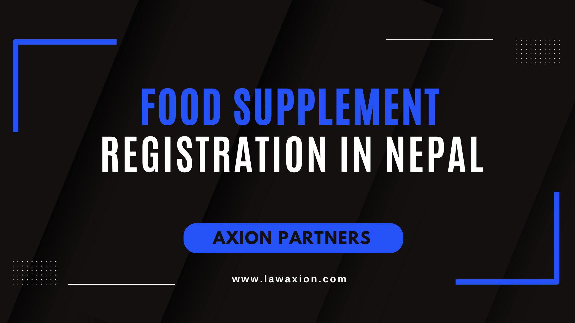 Food Supplement Registration in Nepal
