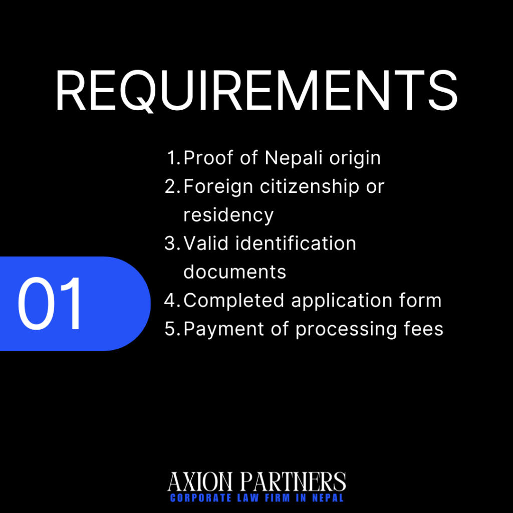 Requirements for Non-Resident Nepali NRN ID Card in Nepal