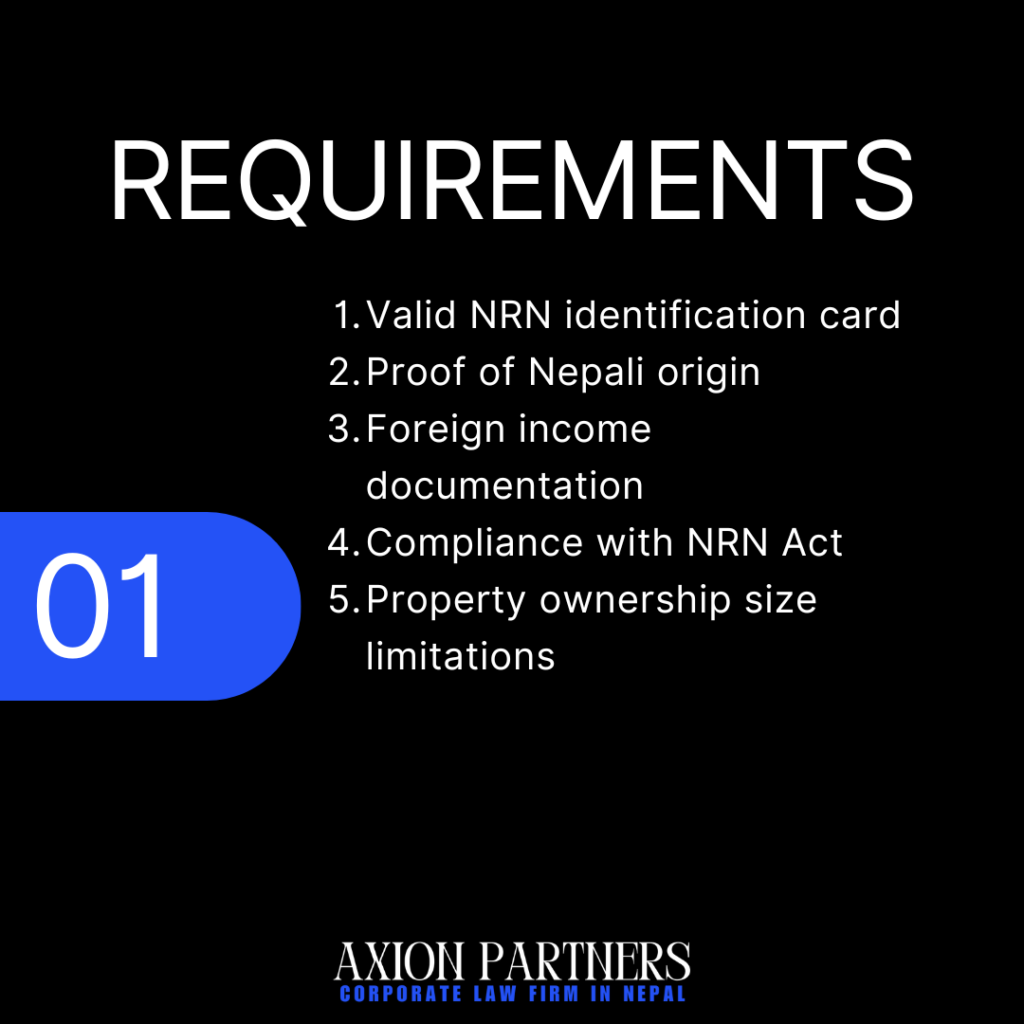 Requirements for  Non-Resident Nepali Purchase Property in Nepal