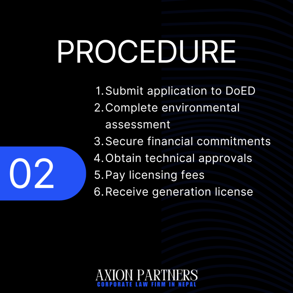 process for Energy Generation License in Nepal