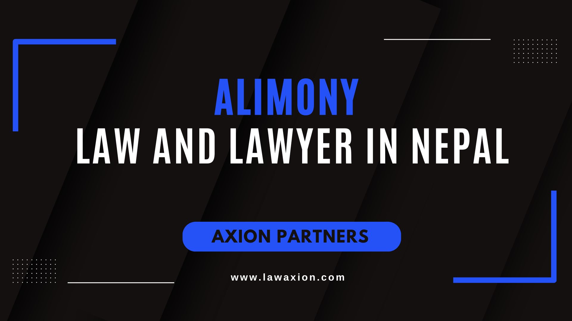 Alimony Law and Lawyer in Nepal