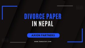 Divorce Paper in Nepal