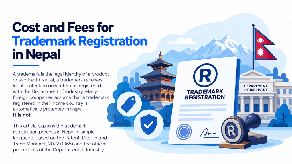 Cost and Fees for Trademark Registration in Nepal