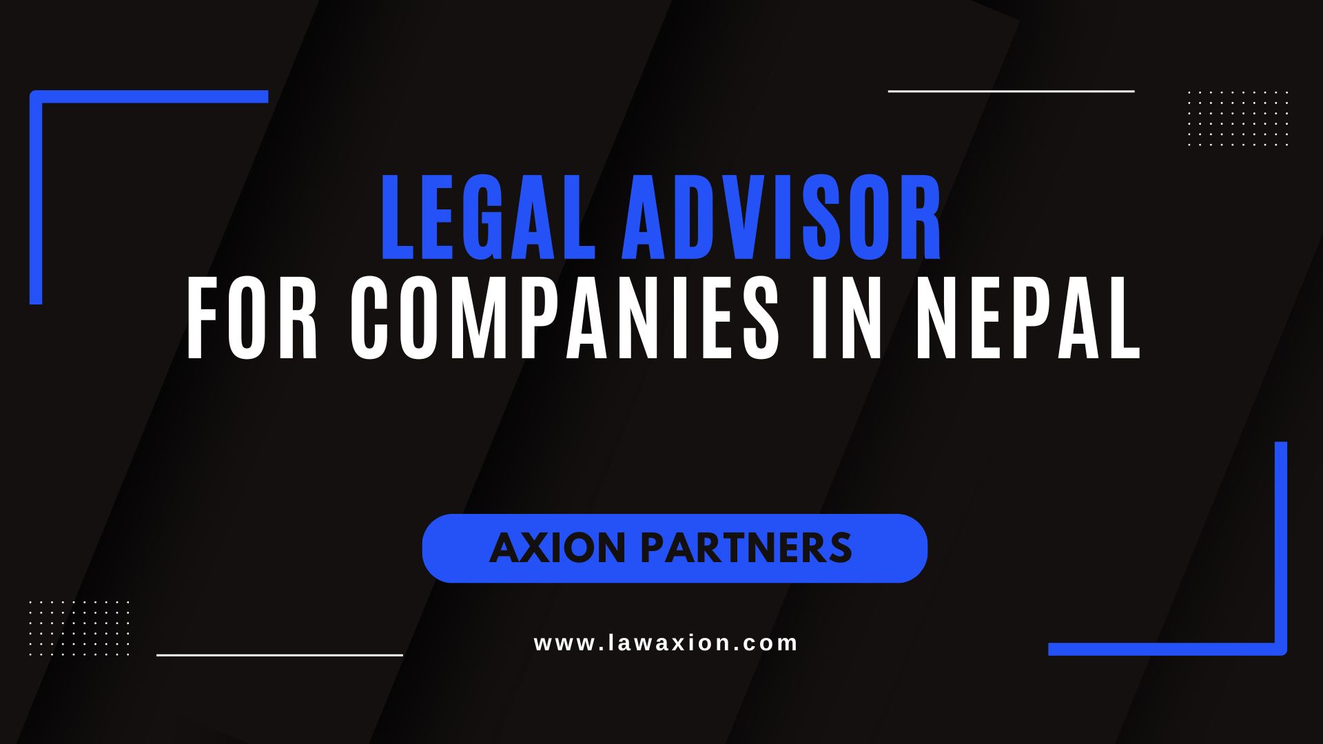 Legal Advisor for Companies in Nepal