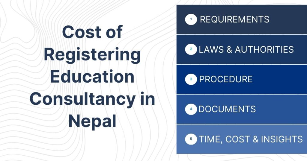Cost of Registering Education Consultancy in Nepal