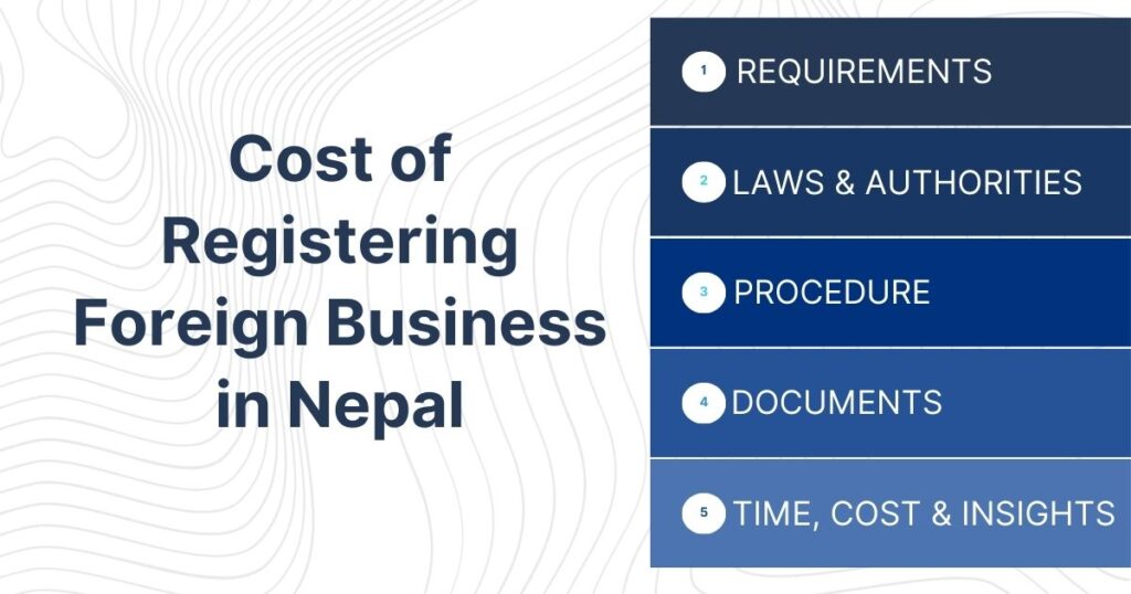 Cost of Registering Foreign Business in Nepal