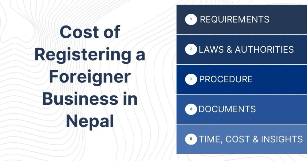 Cost of Registering a Foreigner Business in Nepal