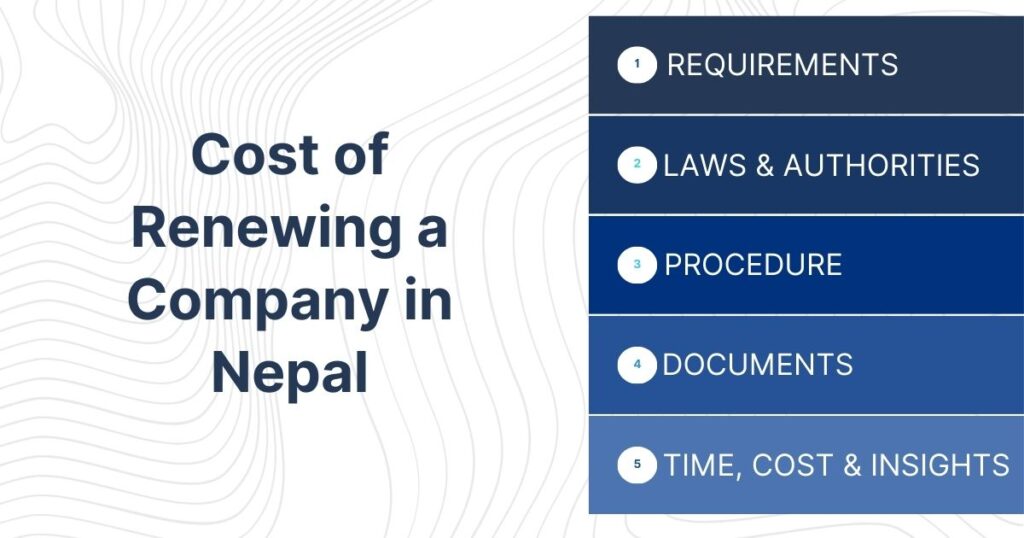 Cost of Renewing a Company in Nepal