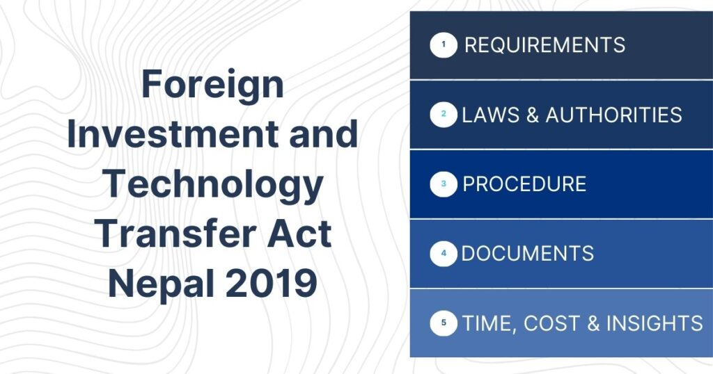 Foreign Investment and Technology Transfer Act Nepal 2019