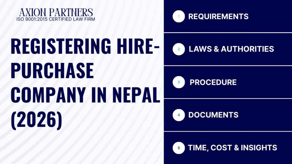 Hire Purchase Company Registration Process in Nepal