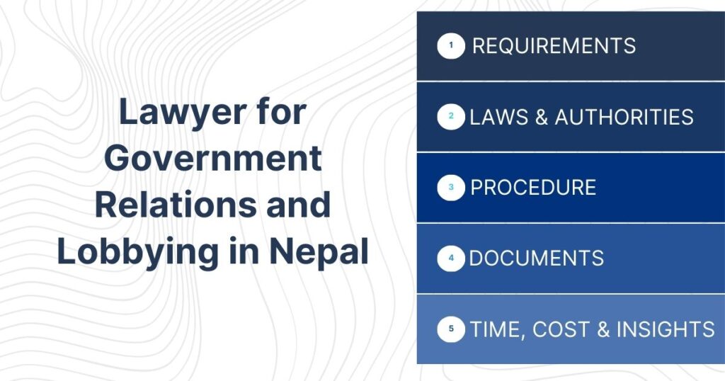 Lawyer for Government Relations and Lobbying in Nepal