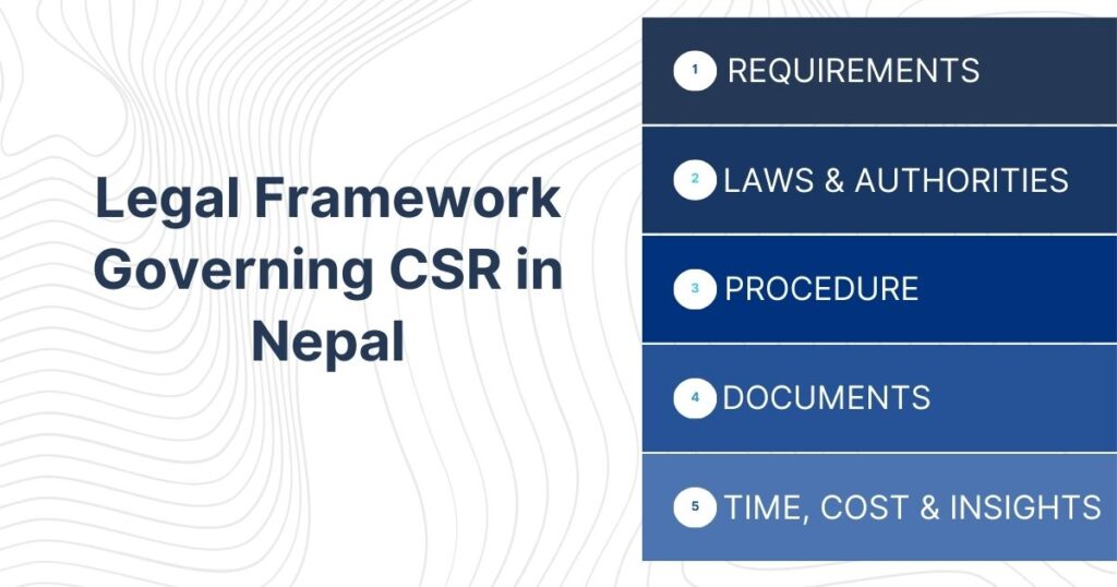 Legal Framework Governing CSR in Nepal