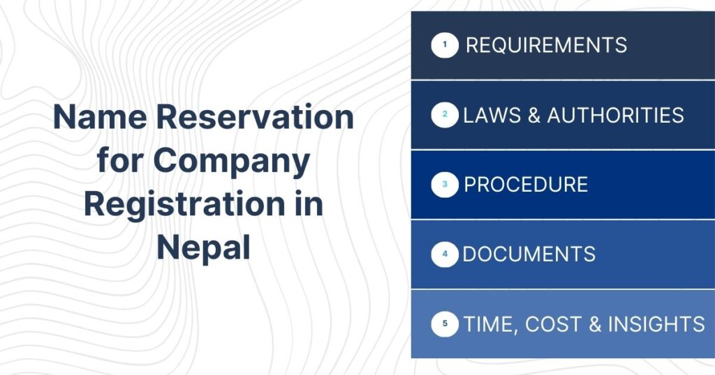 Name Reservation for Company Registration in Nepal