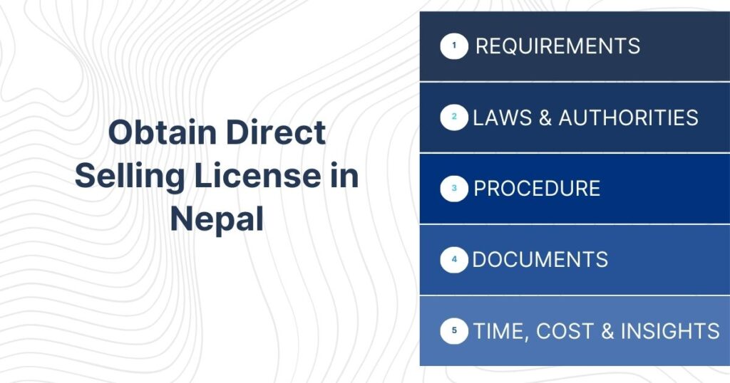 Obtain Direct Selling License in Nepal: Process, Time, Cost