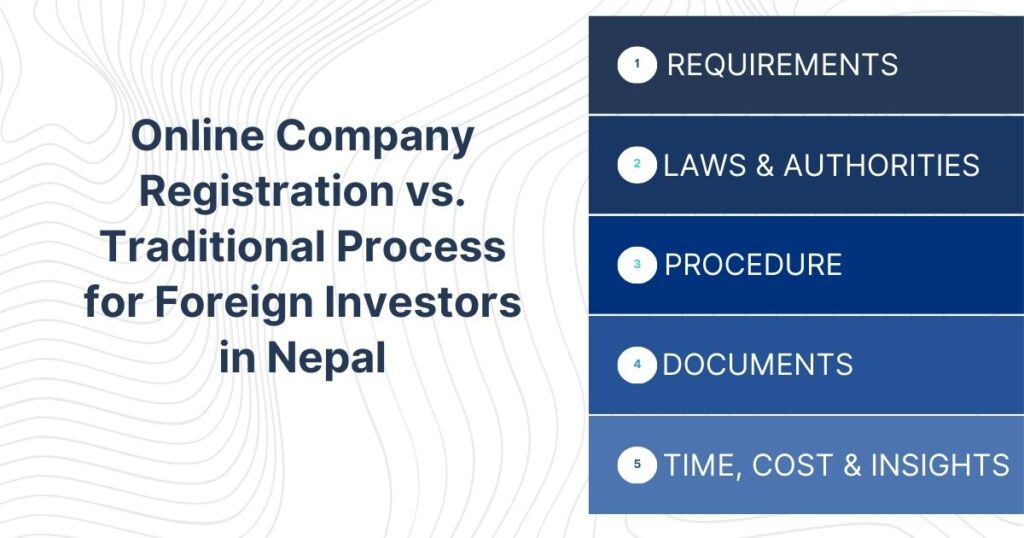 Online Company Registration vs. Traditional Process for Foreign Investors in Nepal