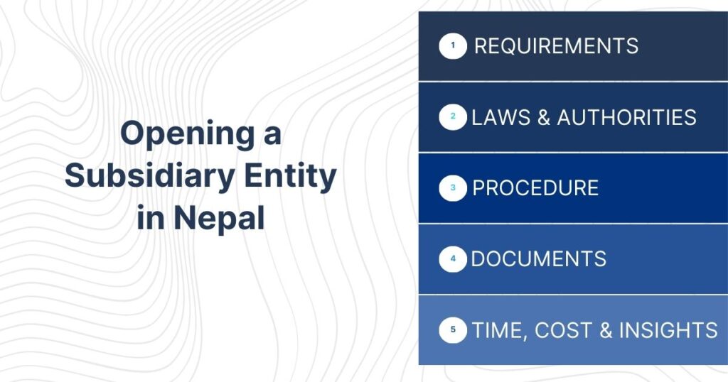 Opening a Subsidiary Entity in Nepal: Process, Time, Cost